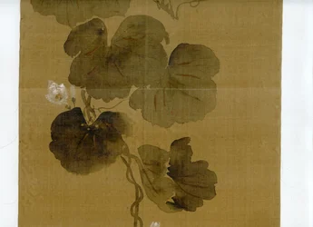 wittig.collection.painting.02.flowering.gourd.vine.rinpa.school.signature。＆。seal.of.sakai.hoitsu.scanset.04.of.07